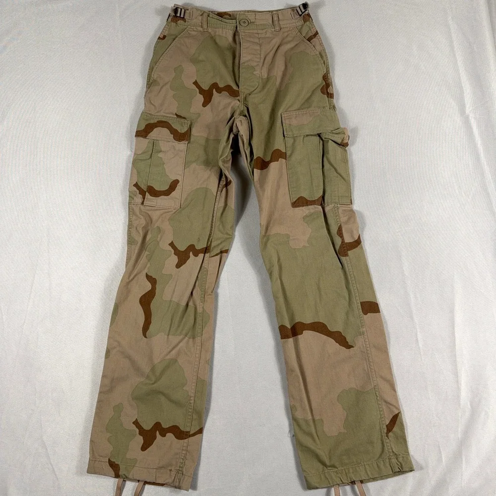 Military Desert Camouflage Combat Trousers 3 Color Cargo‎ Pants Men XS Regular